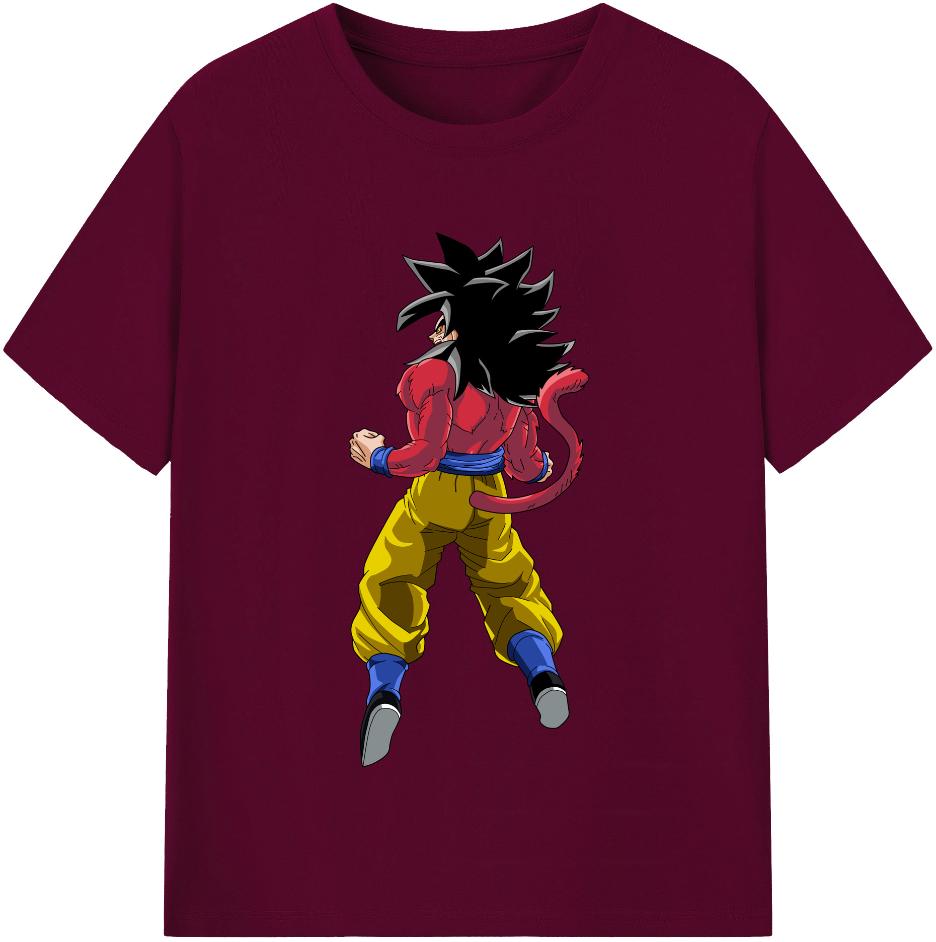 （画像用） ドラゴンボール 孫悟空（そん ごくう）Son Goku カカロット DRAGON BALL Kakarotto レディースカジュアルプリントTシャツ（綿100％）